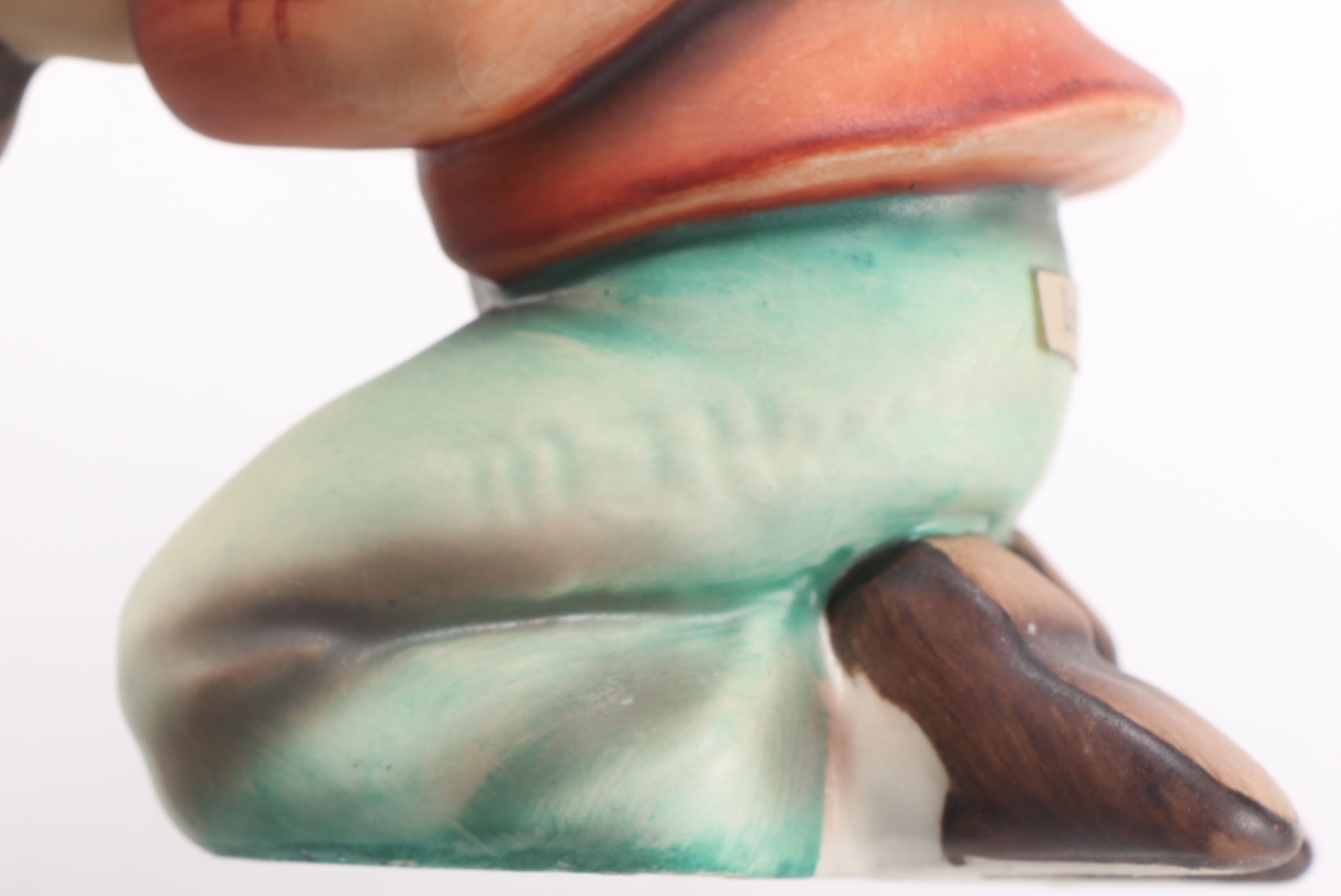 Goebel Hummels "Little Tooter", "Village Boy", "Globe Trotter", and "Lost Sheep"