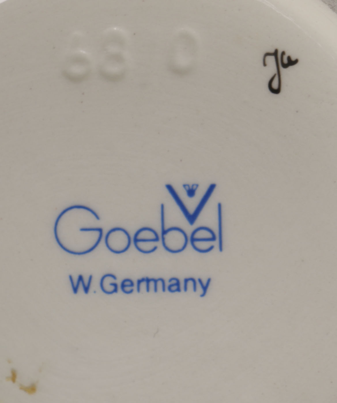 Goebel Hummels "Little Tooter", "Village Boy", "Globe Trotter", and "Lost Sheep"