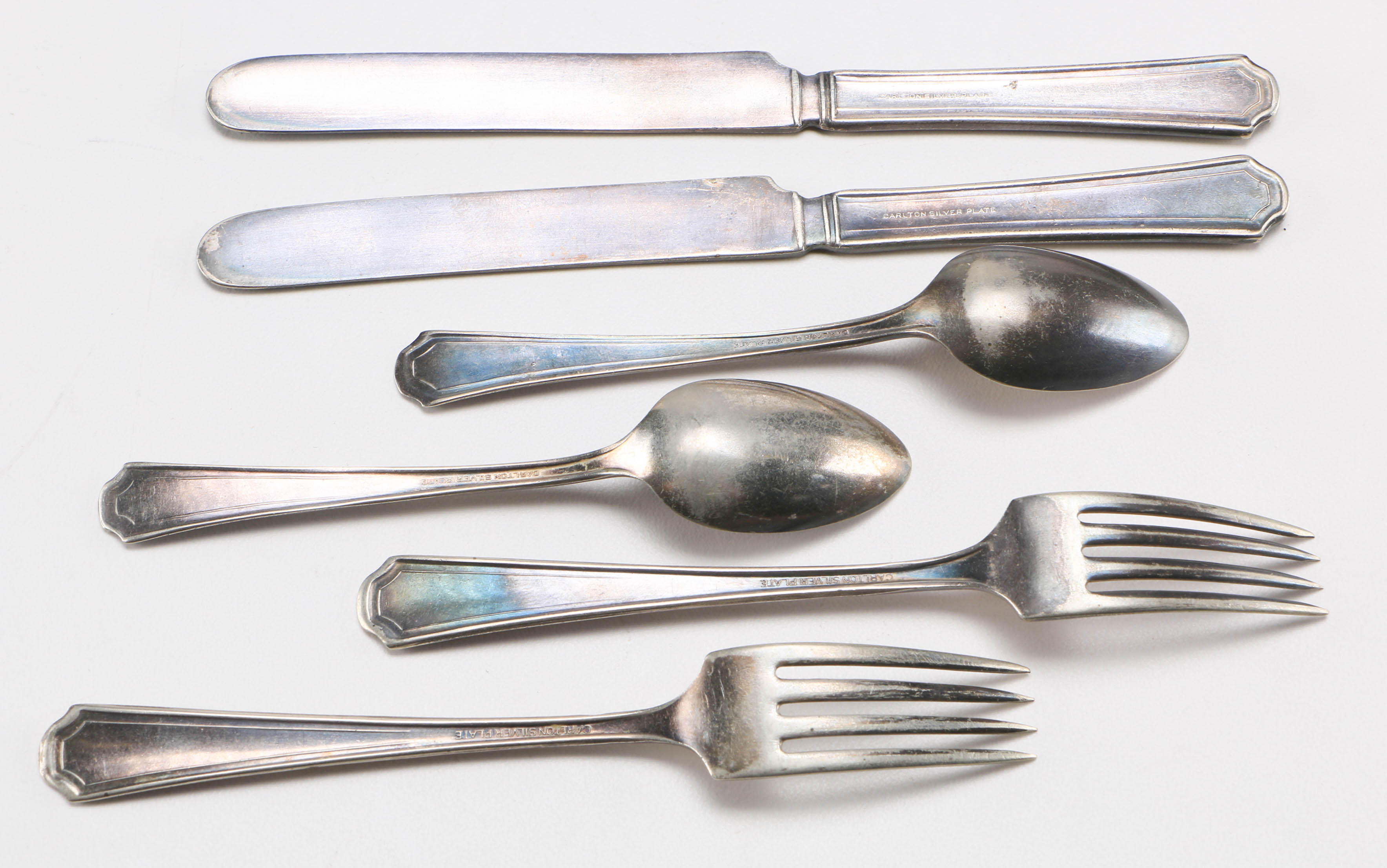 Collection of Vintage Silverplate Utensils and Flatware