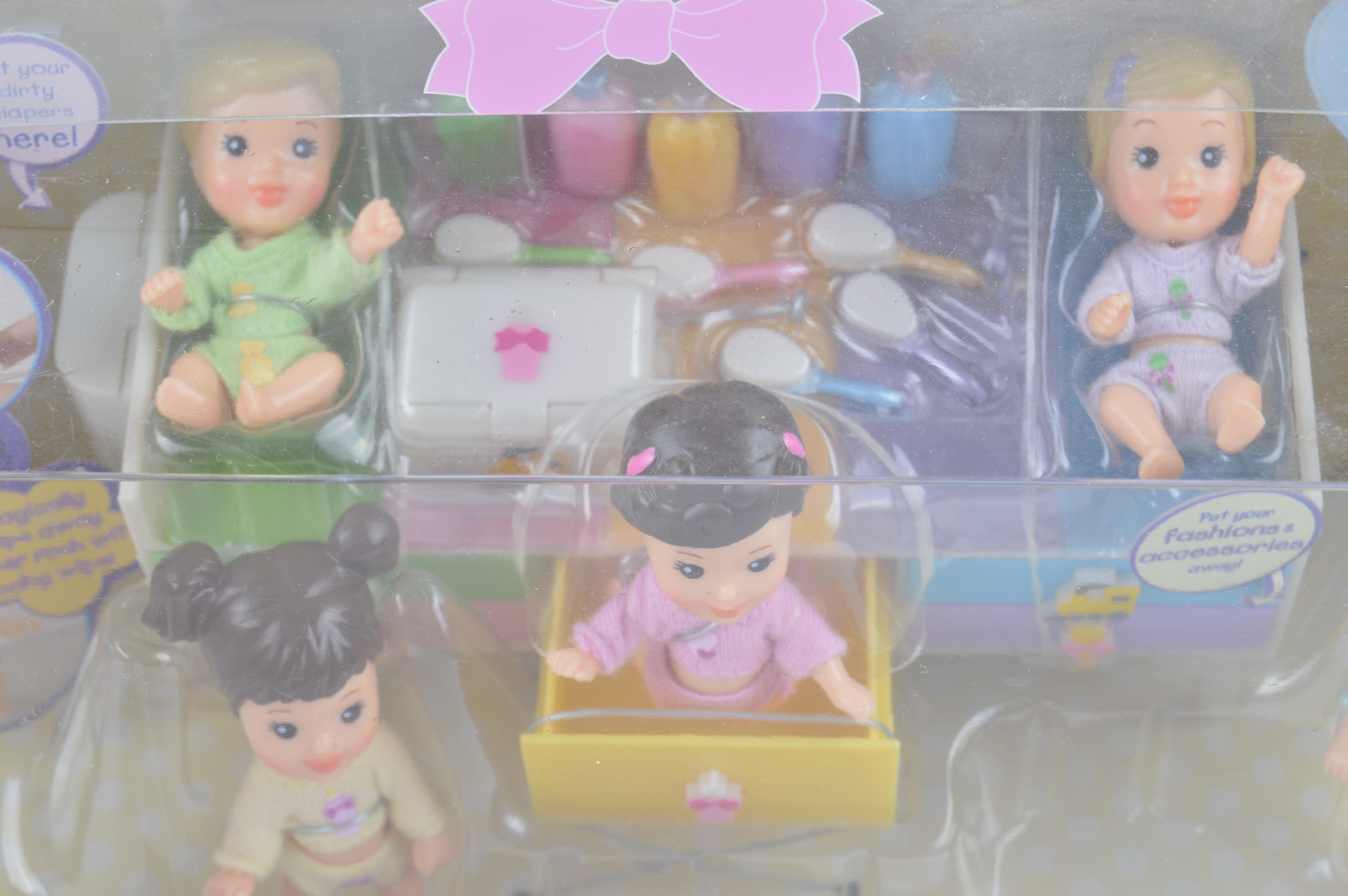 Three 1990s 5-Sies and Tyco Quints Playsets in Packaging