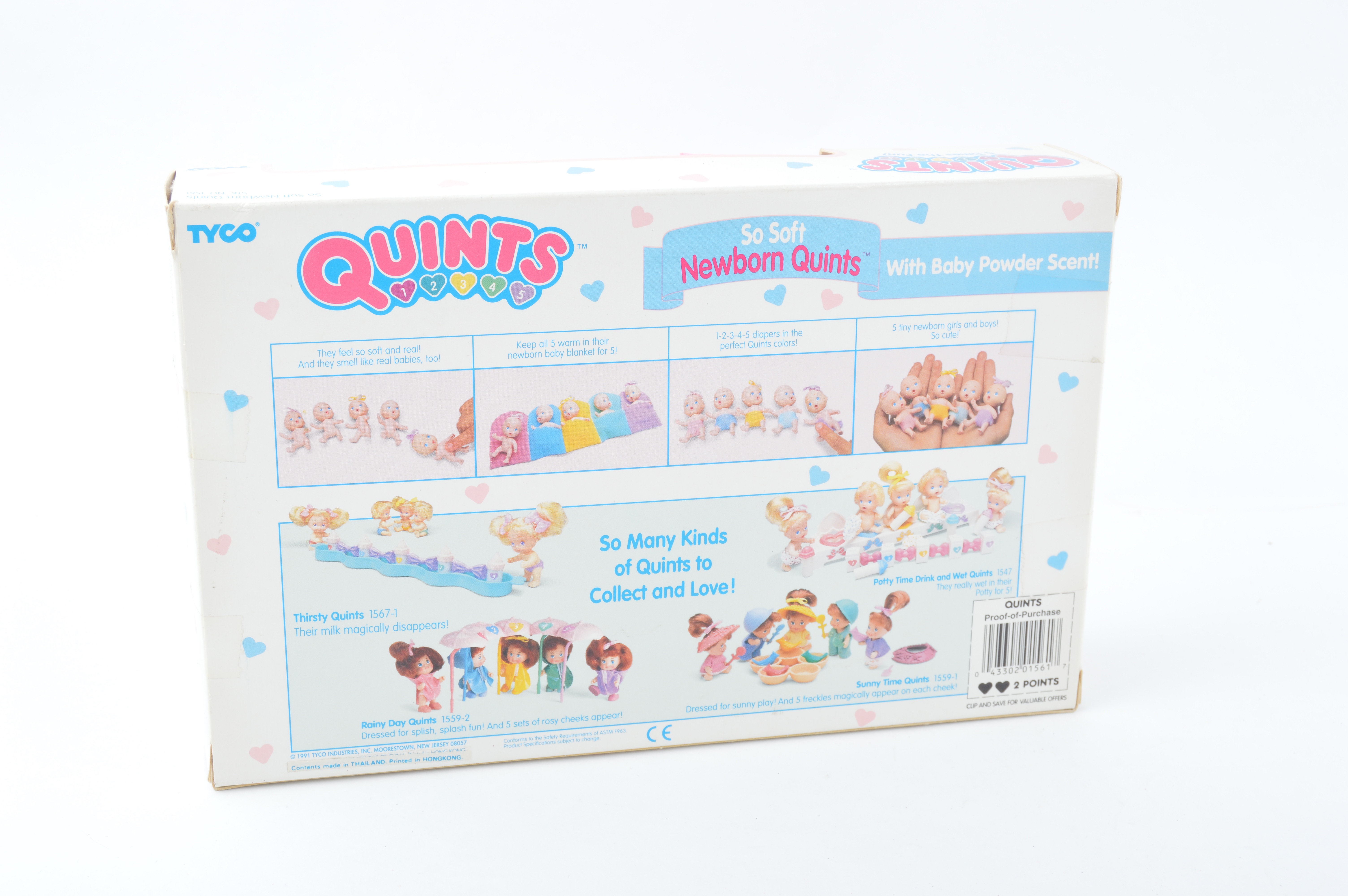 Three 1990s 5-Sies and Tyco Quints Playsets in Packaging