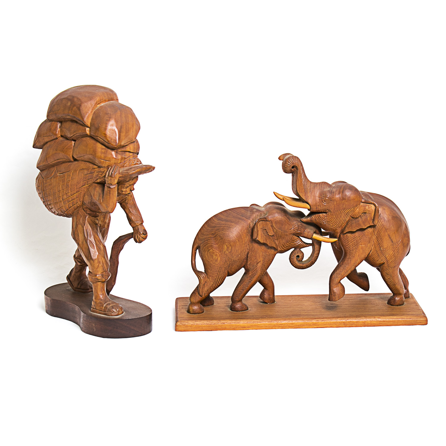 Signed J. Pinal Wood Sculpture