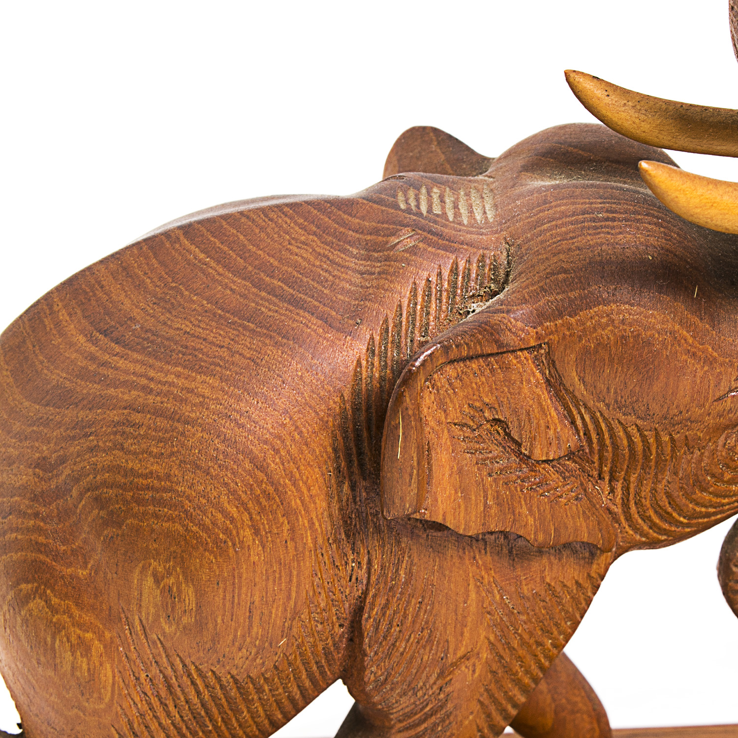 Signed J. Pinal Wood Sculpture