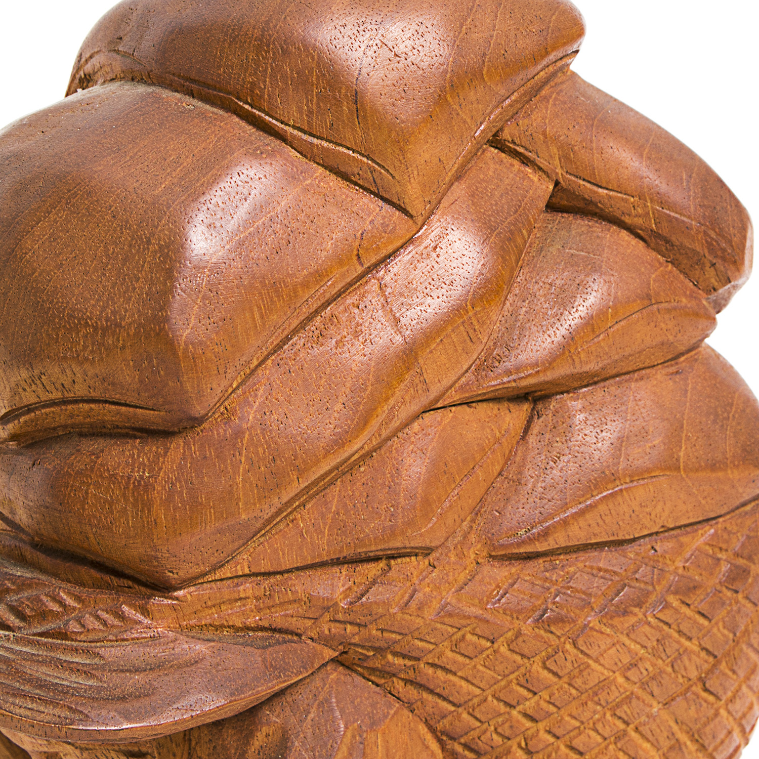 Signed J. Pinal Wood Sculpture