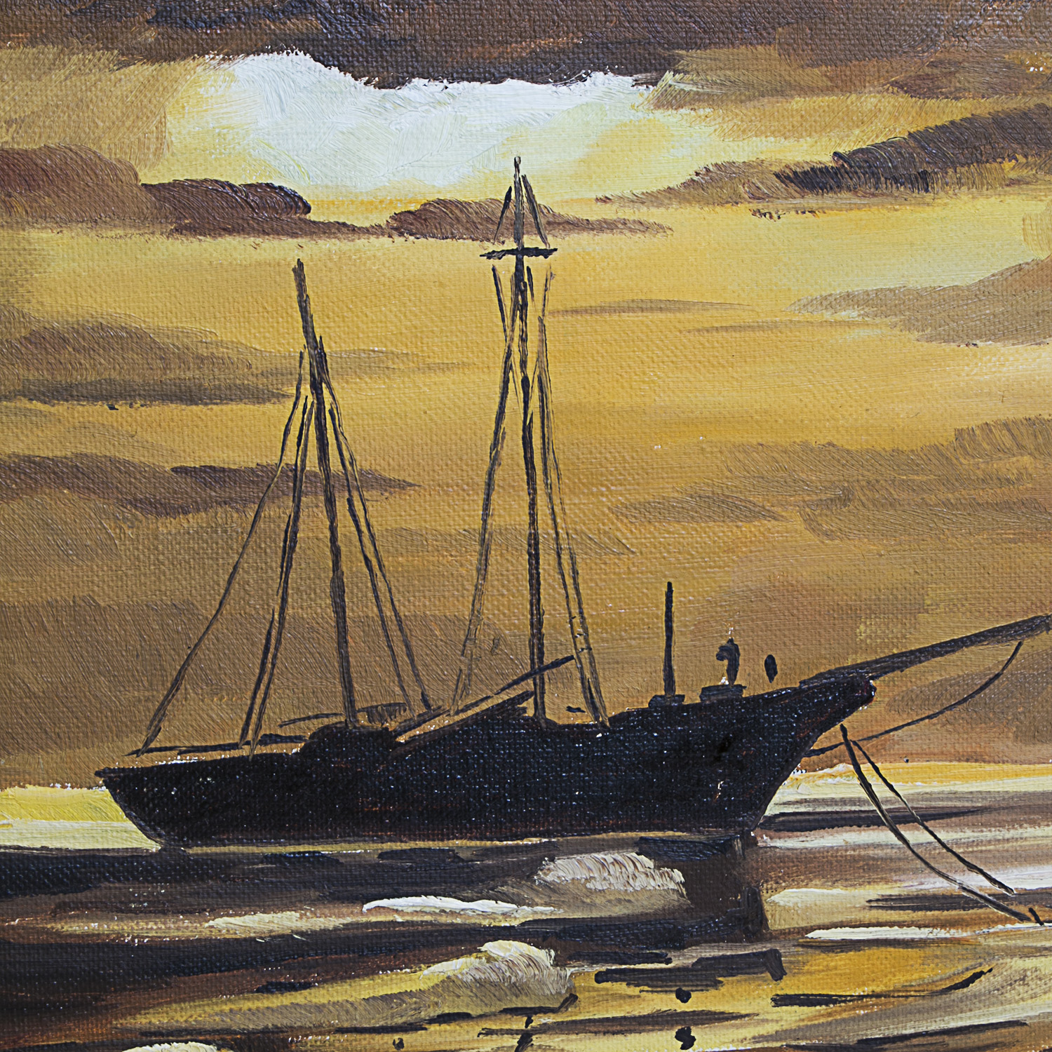 Pontillo Signed Oil Painting