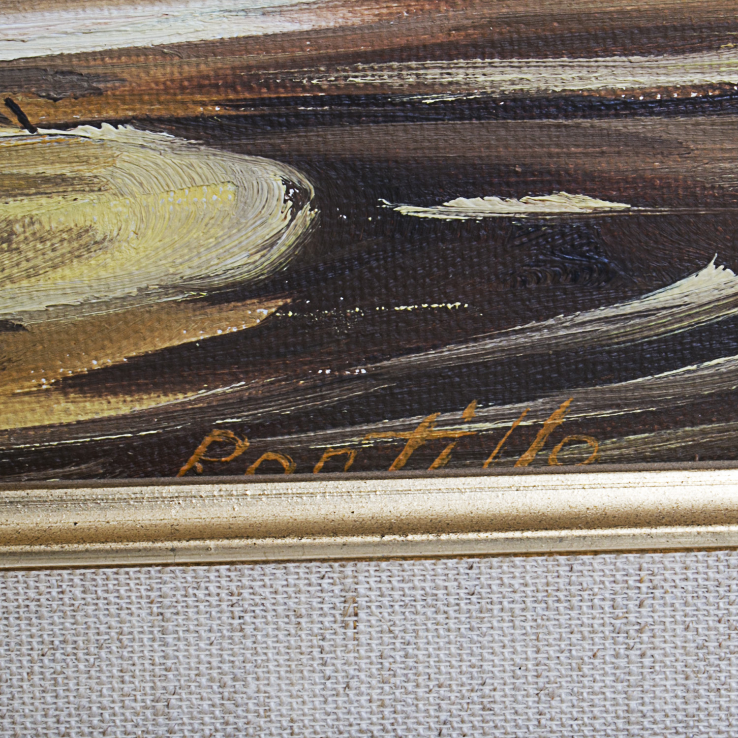 Pontillo Signed Oil Painting