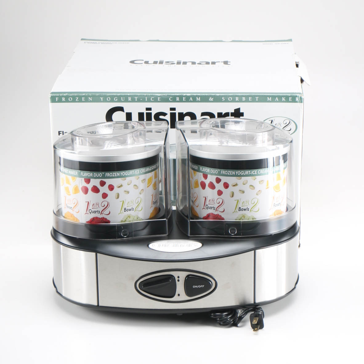 Cuisinart "Flavor Duo" Frozen Yogurt and Ice Cream Maker