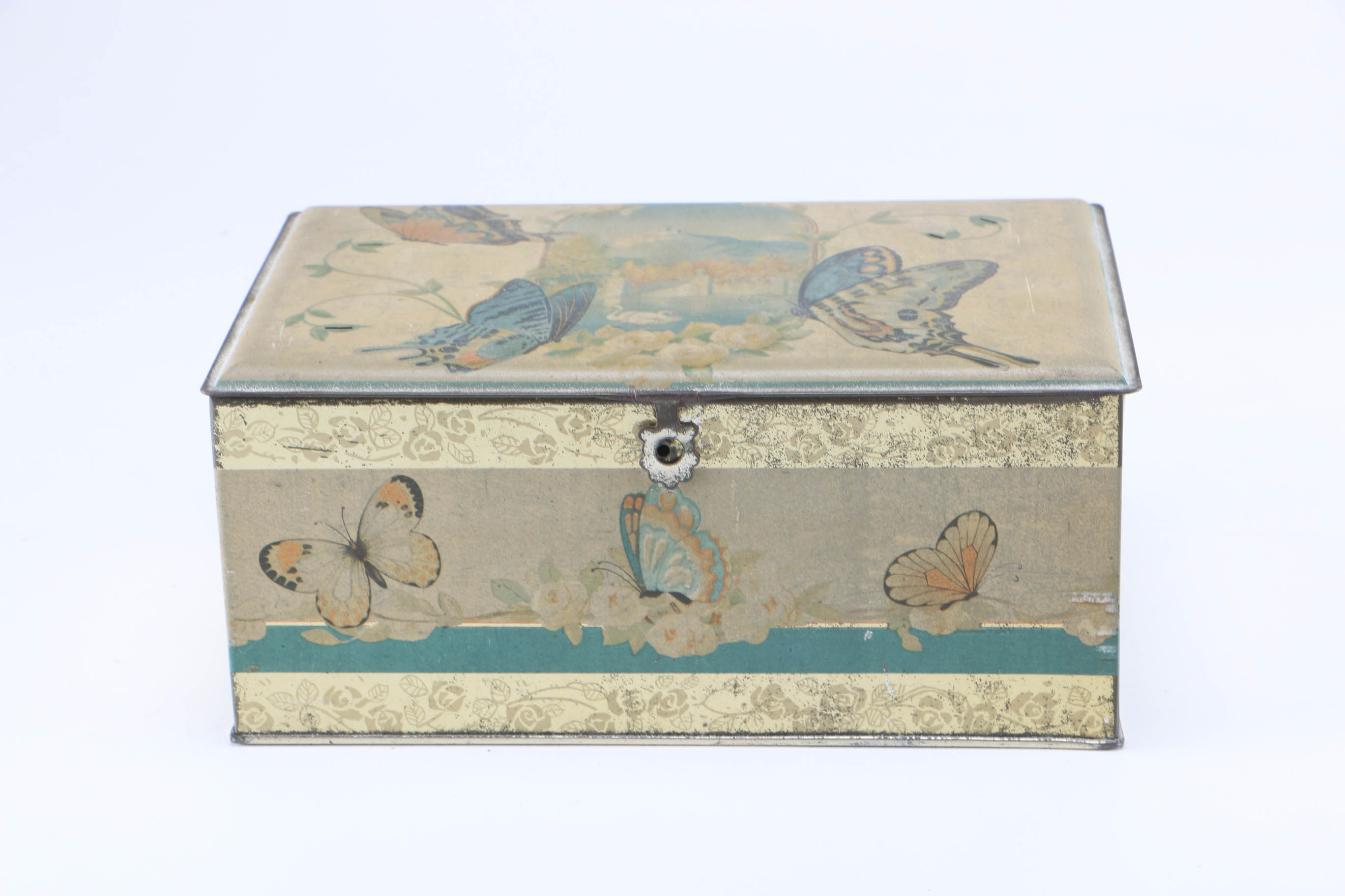 Vintage Cigar Box and Tin Chocolate Box