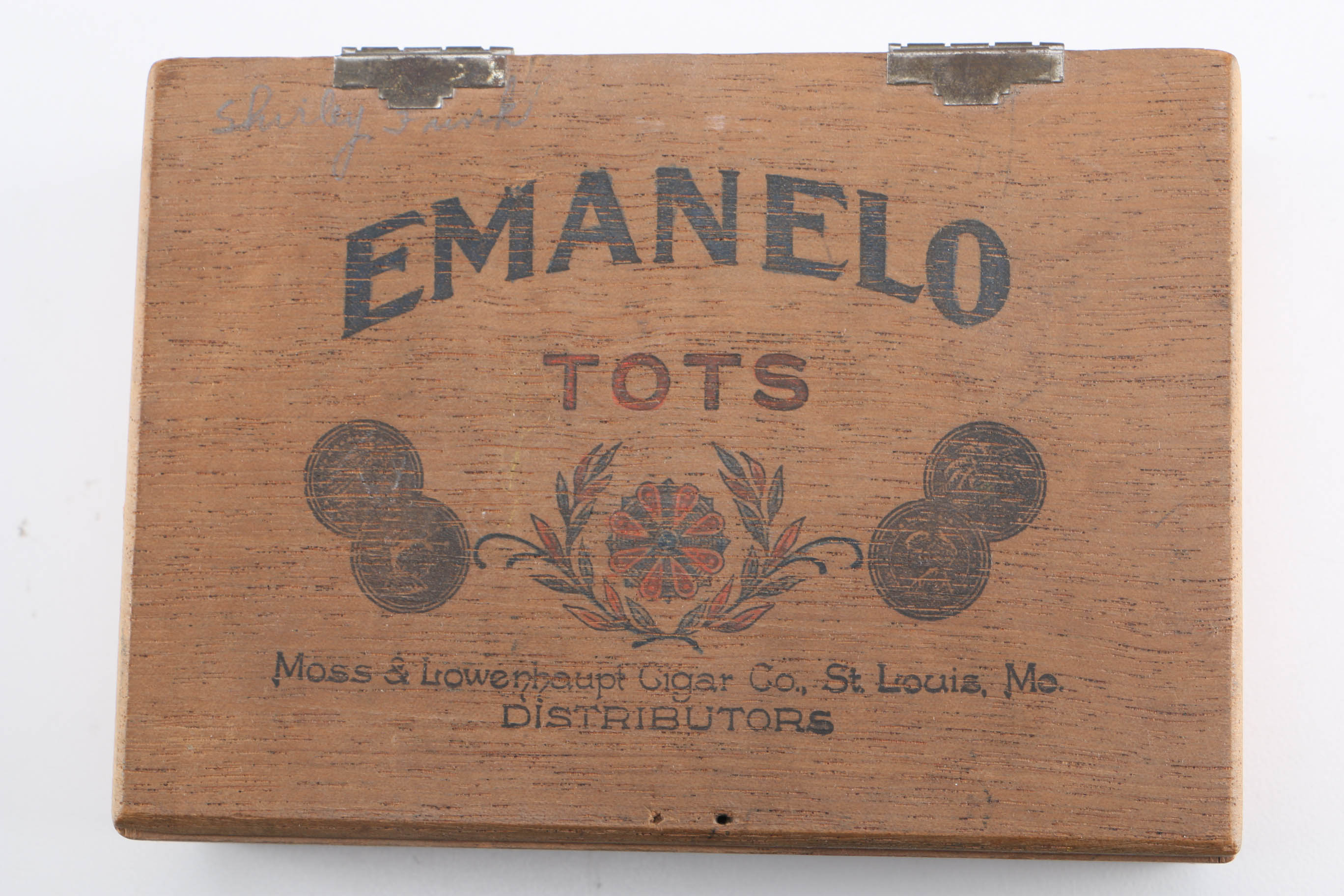 Vintage Cigar Box and Tin Chocolate Box