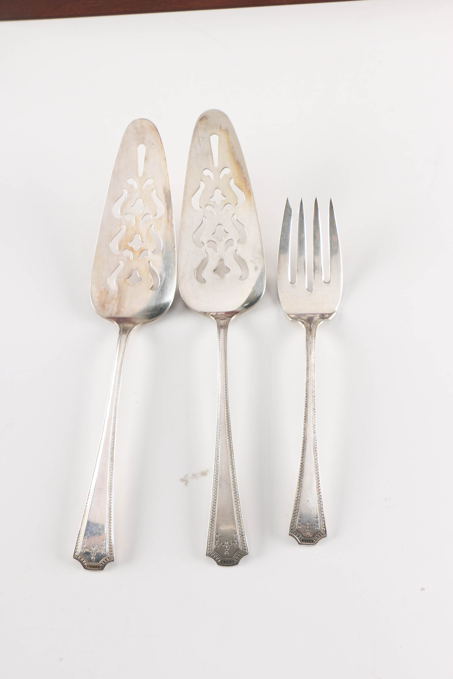 National Silver Company "Adam" Silver Plate Utensils with Box