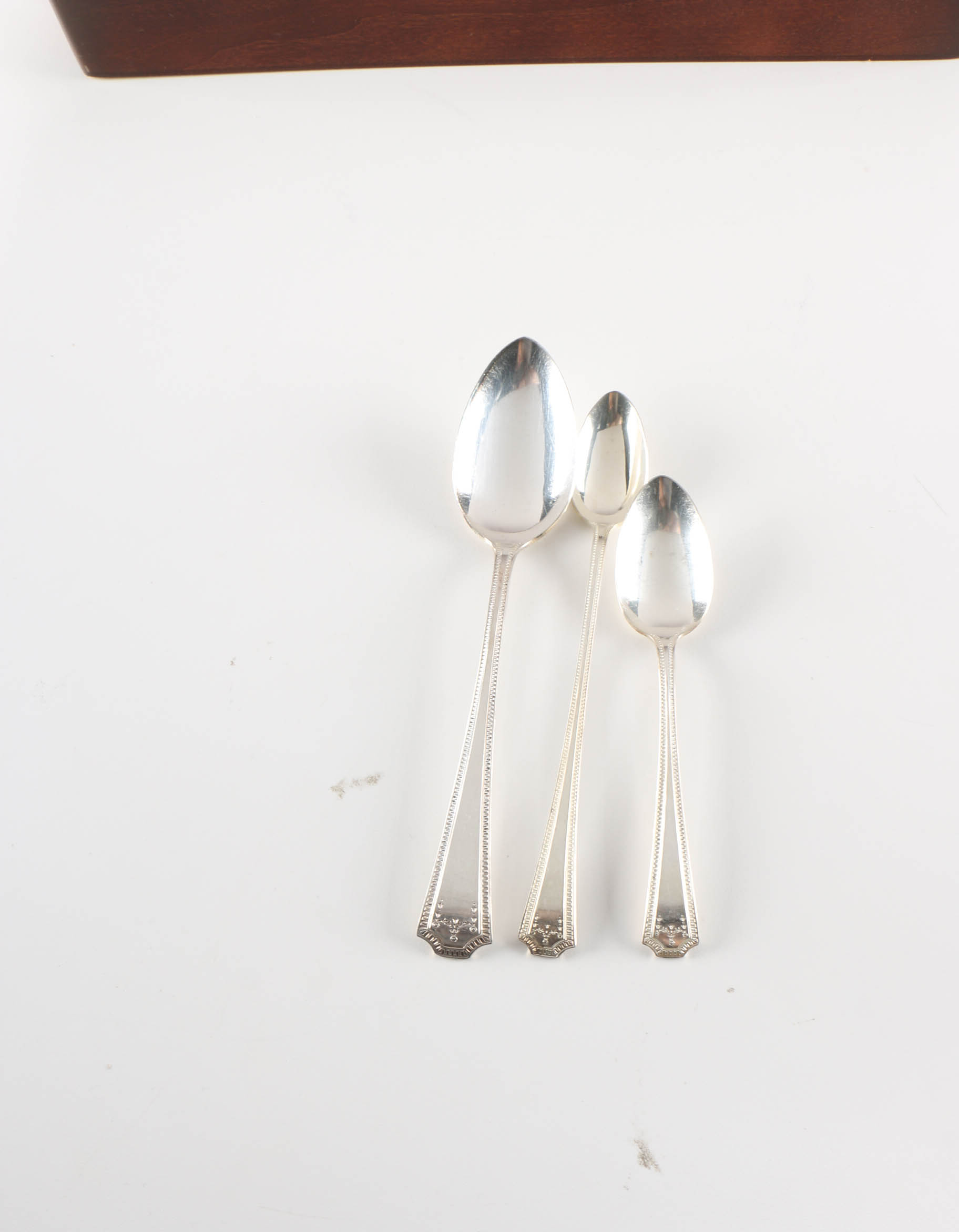 National Silver Company "Adam" Silver Plate Utensils with Box