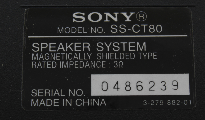 Sony DAV-HDX275 S-Master DVD Home Theater System and Speakers