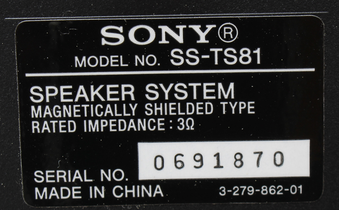 Sony DAV-HDX275 S-Master DVD Home Theater System and Speakers