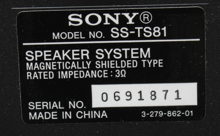 Sony DAV-HDX275 S-Master DVD Home Theater System and Speakers