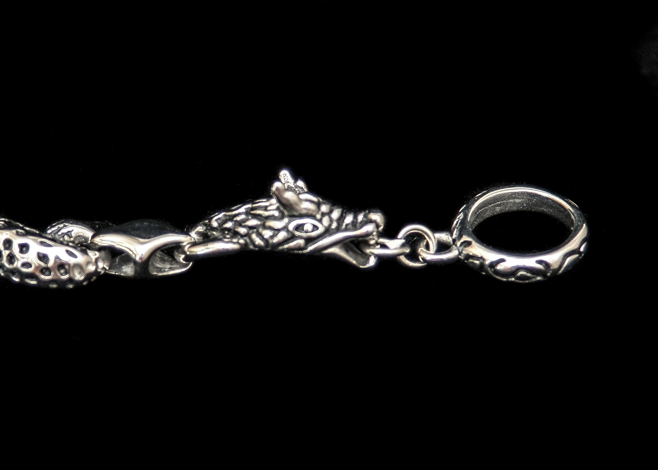 Stainless Steel Necklace and Silver Tone Bracelet