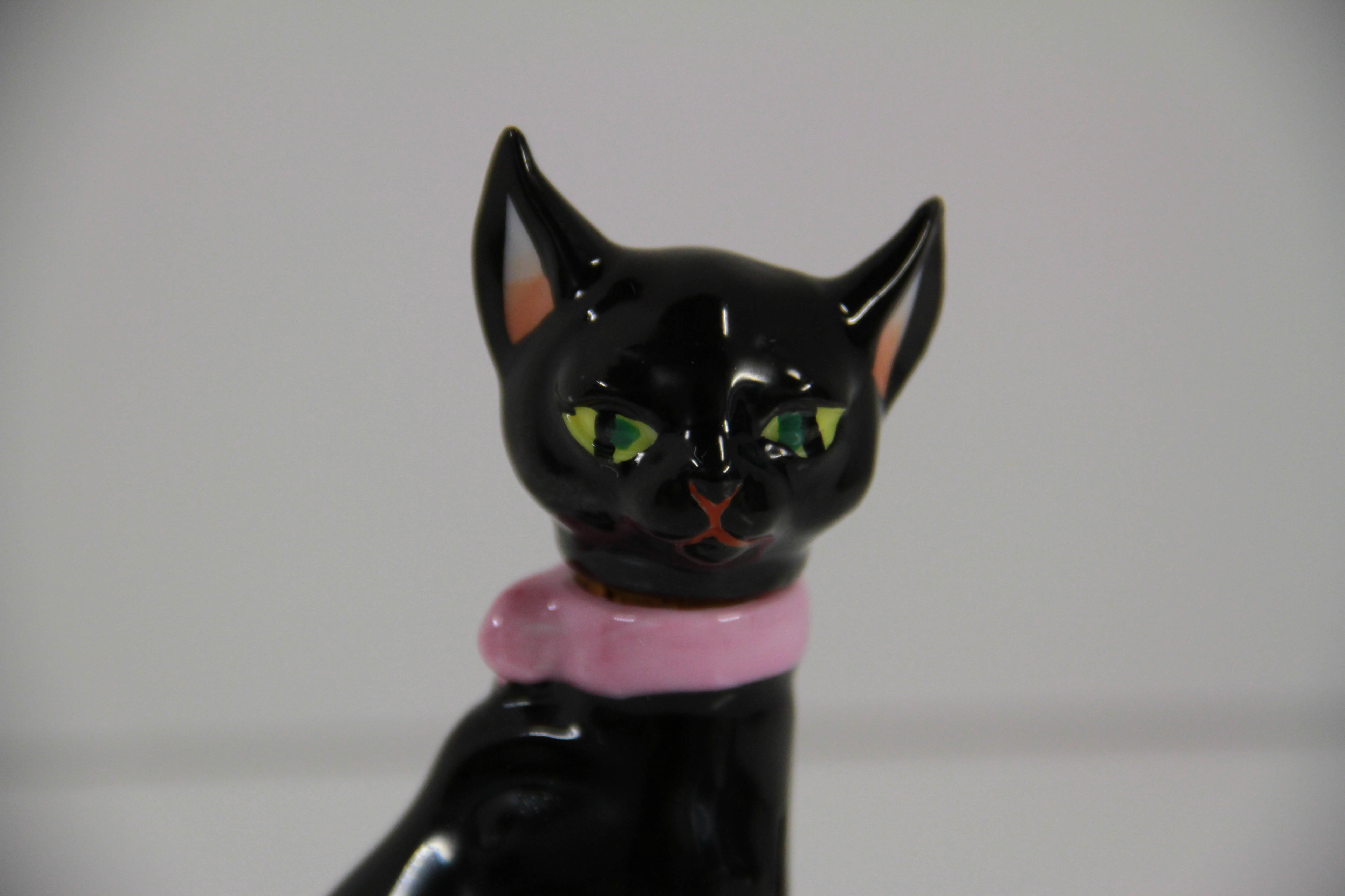 Trico Ceramic Cat Perfume Bottle cica1950