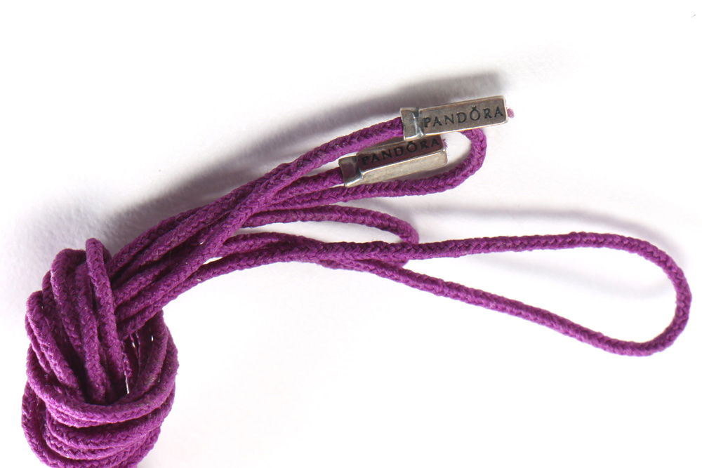 Sterling Pandora Bracelet in Purple Tones and Cell Phone Fob