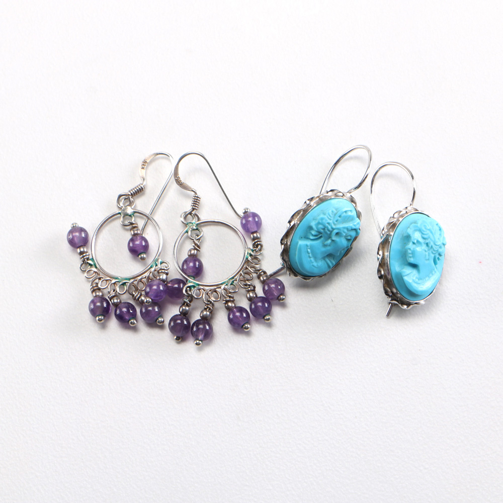 Colorful Costume Earrings
