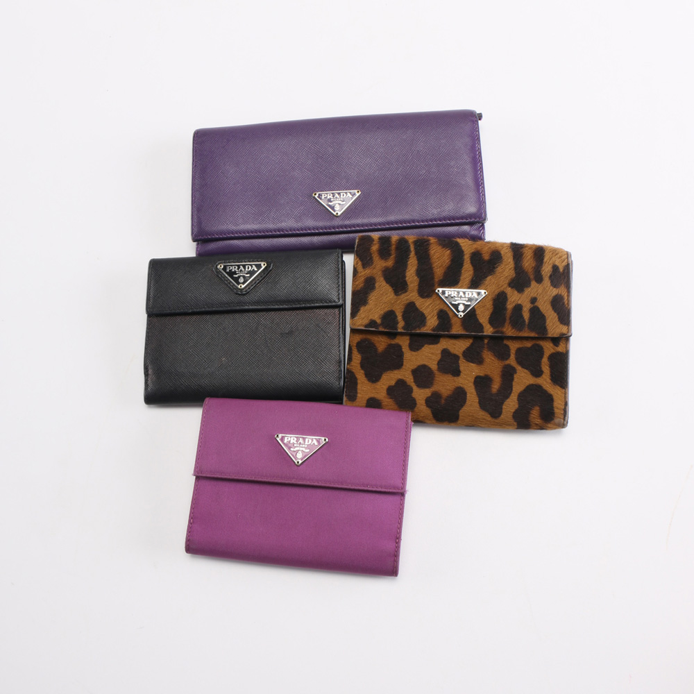 Assortment of Prada Wallets