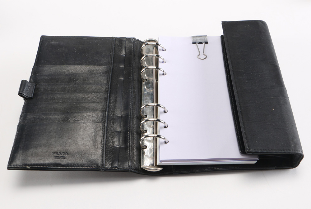 Prada Planner and Dopp Bags