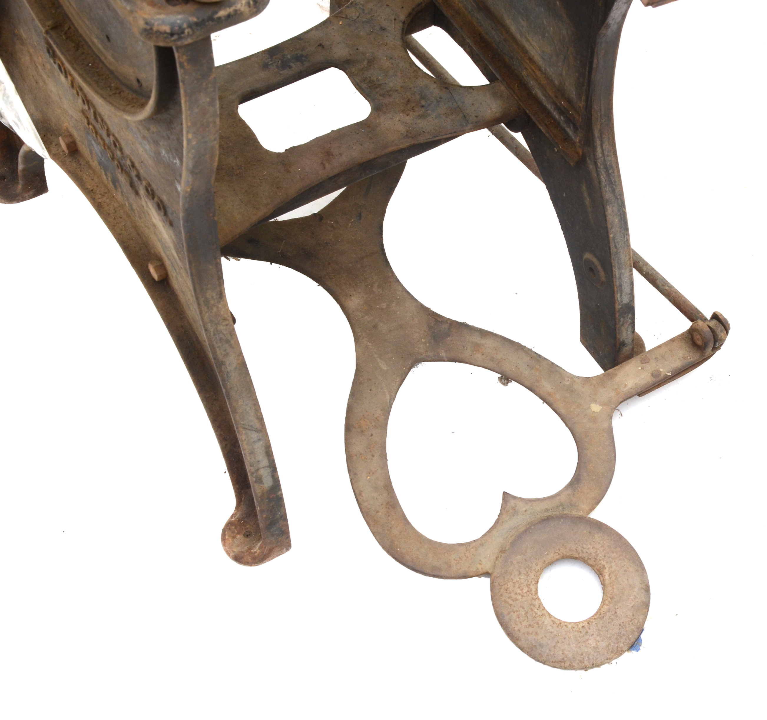 Late 1800s Golding "Pearl" Printing Press and Large Assortment of Metal Type