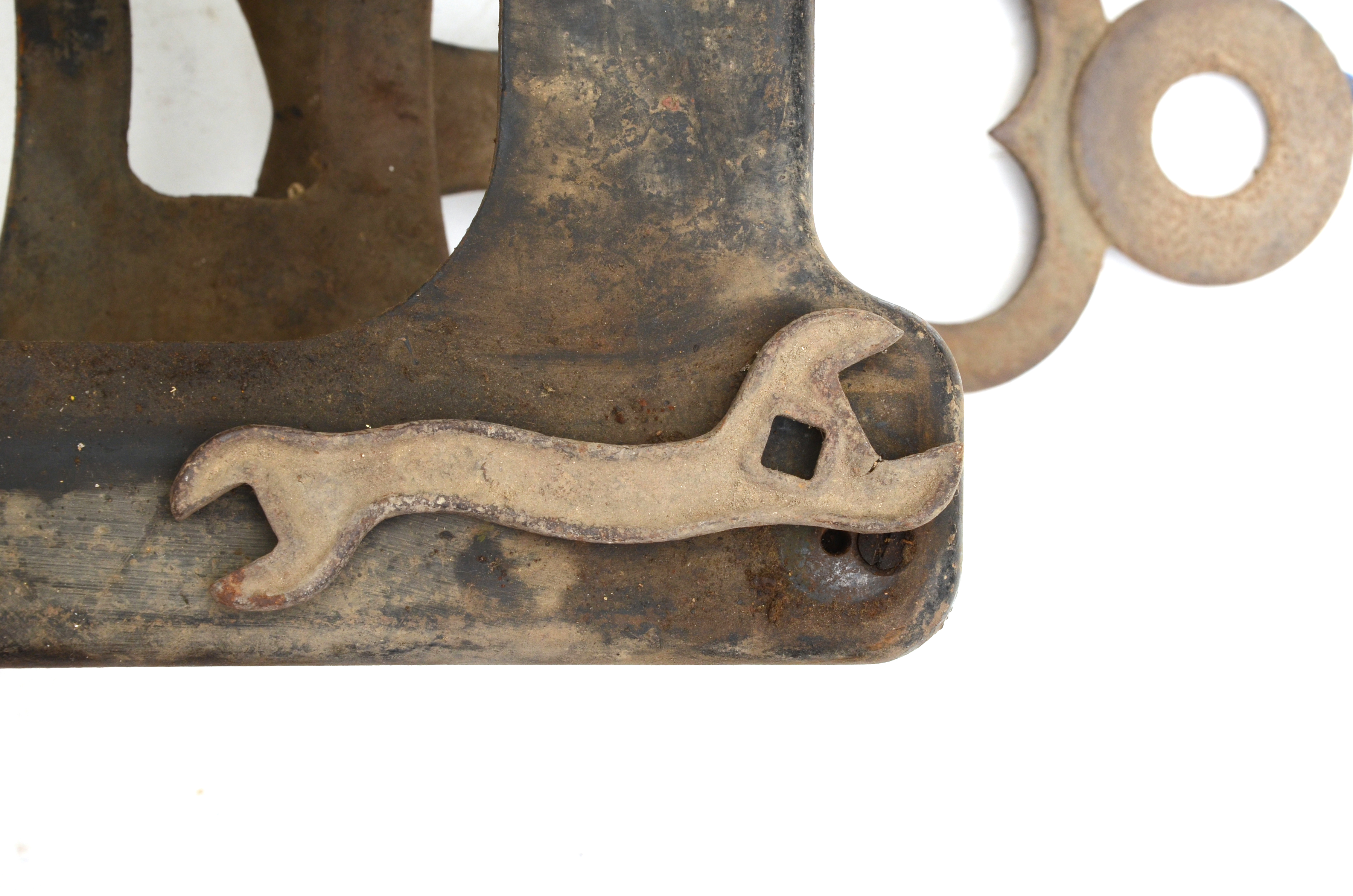 Late 1800s Golding "Pearl" Printing Press and Large Assortment of Metal Type