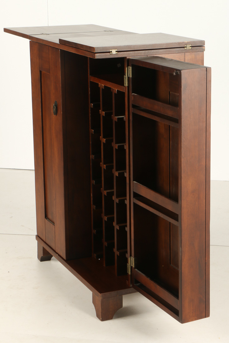 Cherry Shaker Style  Bar Cabinet