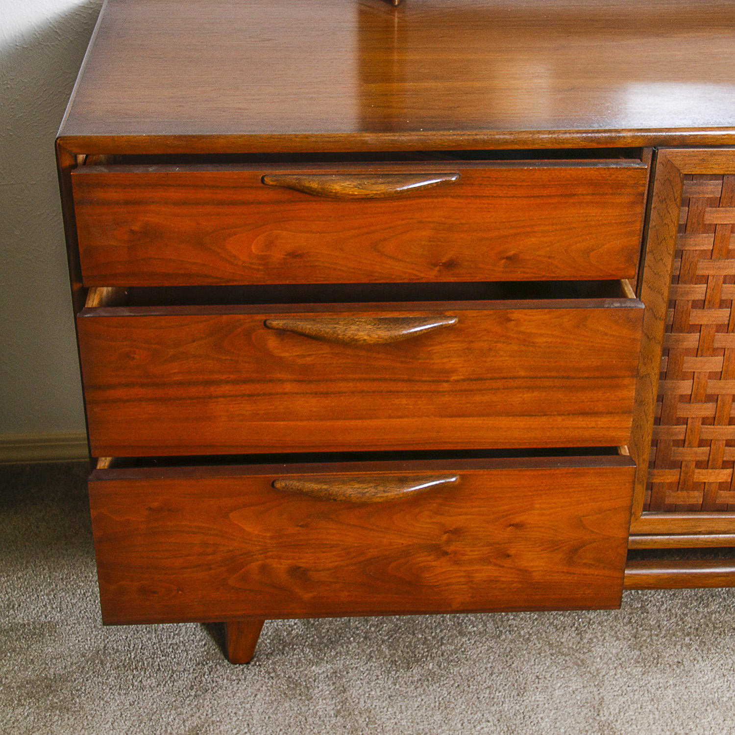 Mid-Century Lane Perception Credenza by Warren Church