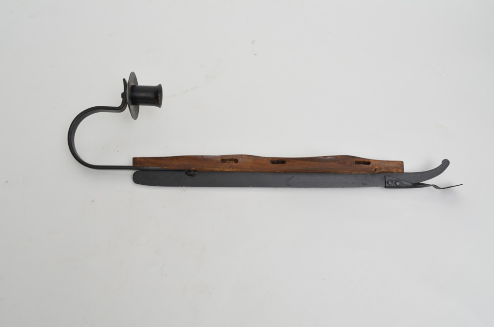 Vintage Iron and Wood Sconces