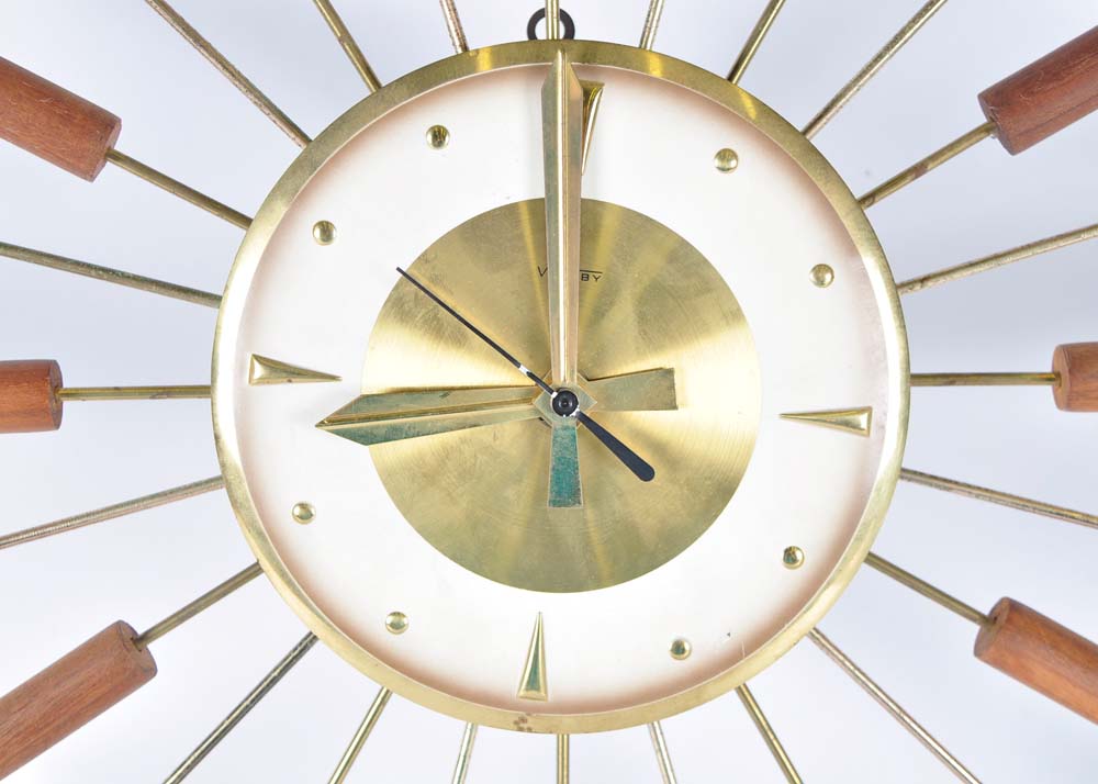 Welby Mid Century Atomic Starburst Wall Clock