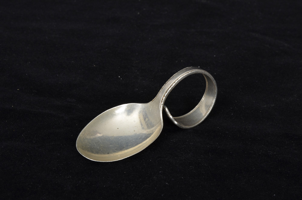 Pair of Vintage Sterling Baby Spoons