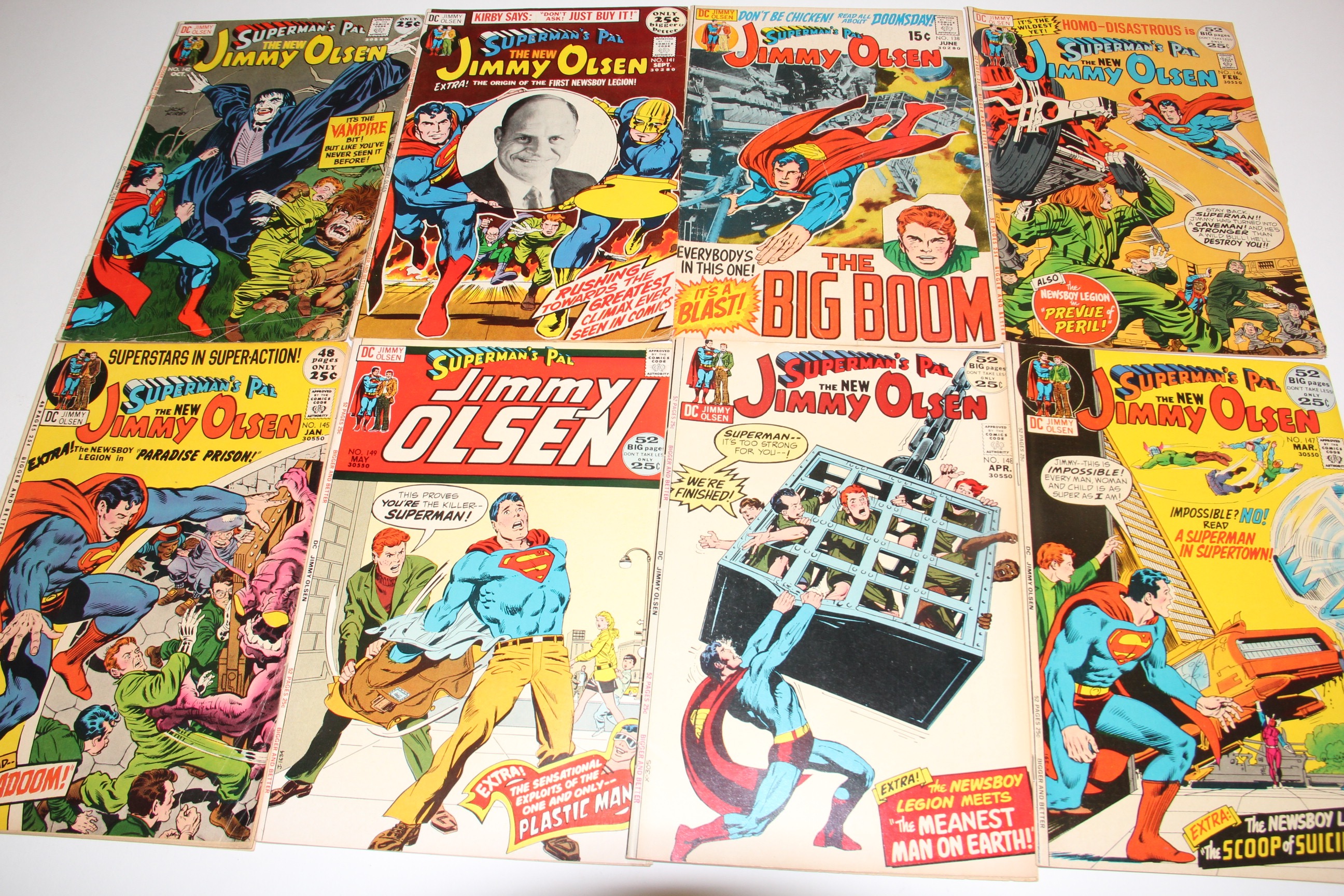 Collection of "Superman's Pal The New Jimmy Olsen" and 1984 mini-series "New Gods" Comics