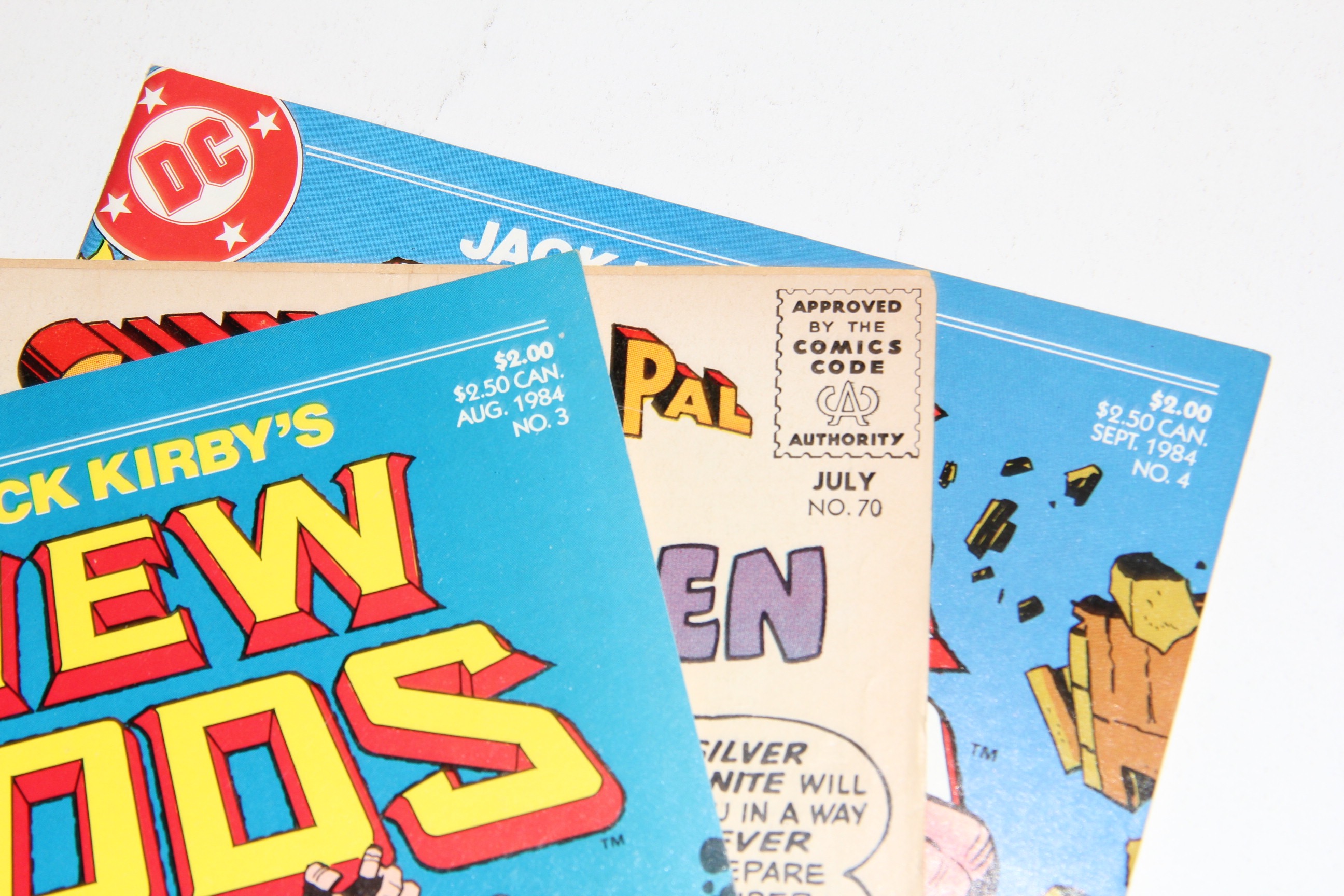 Collection of "Superman's Pal The New Jimmy Olsen" and 1984 mini-series "New Gods" Comics