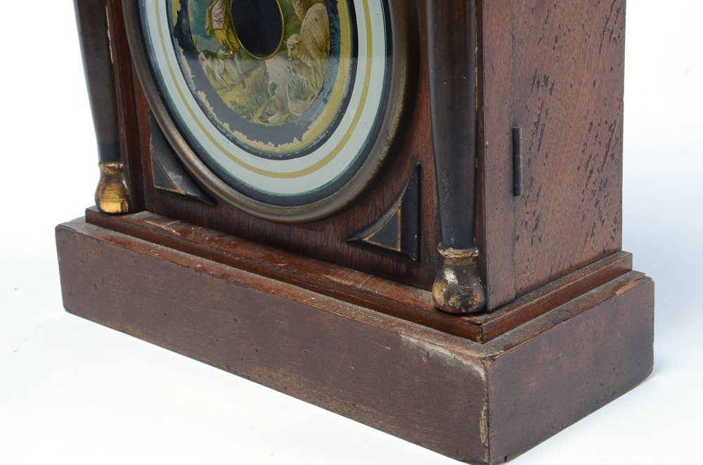 Seth Thomas Walnut Eight-Day Shelf Clock