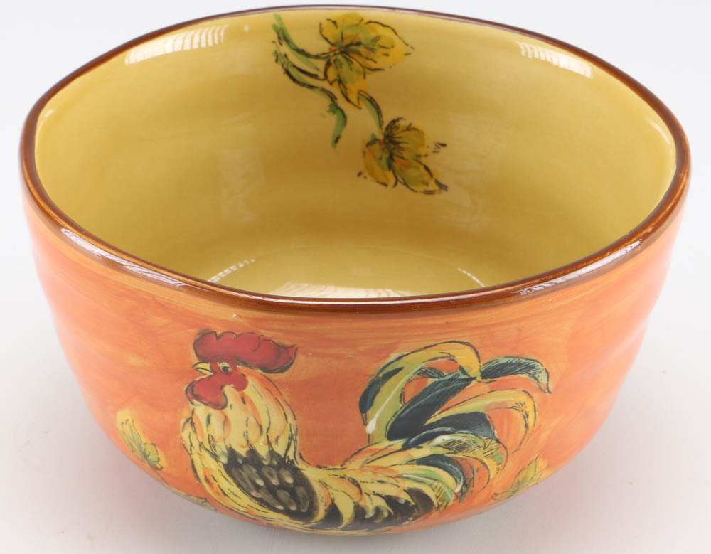 Gallo "Orange Rooster" Dinnerware Set