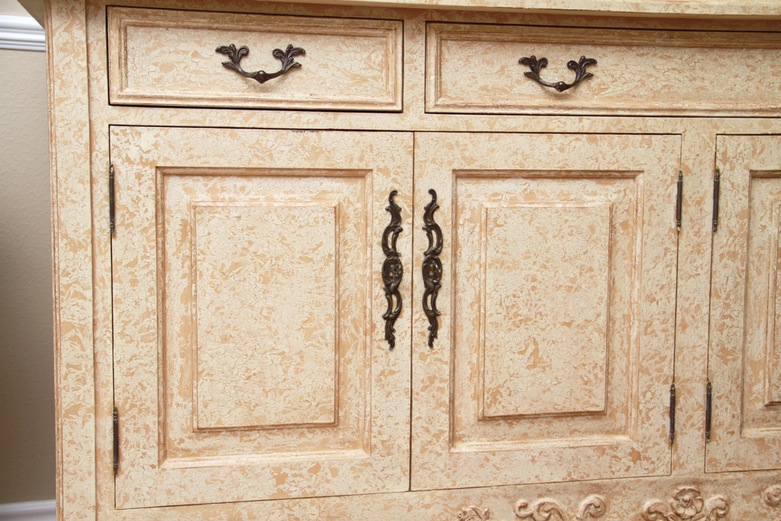 Freemarc Glass Top Buffet