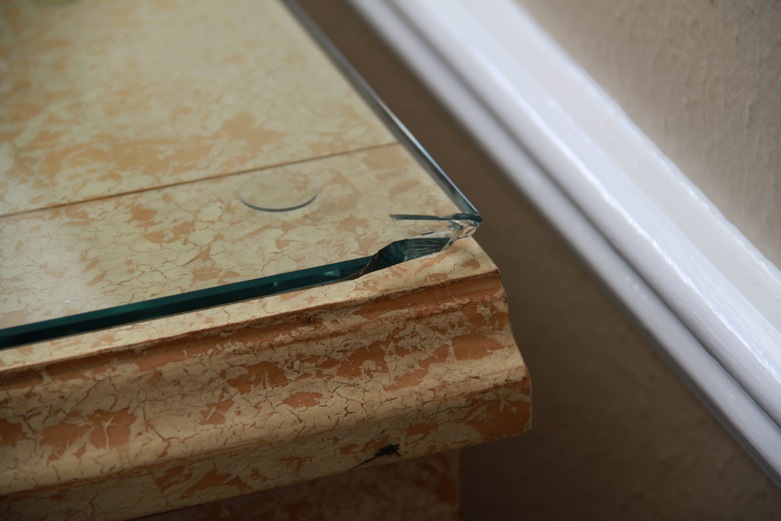 Freemarc Glass Top Buffet