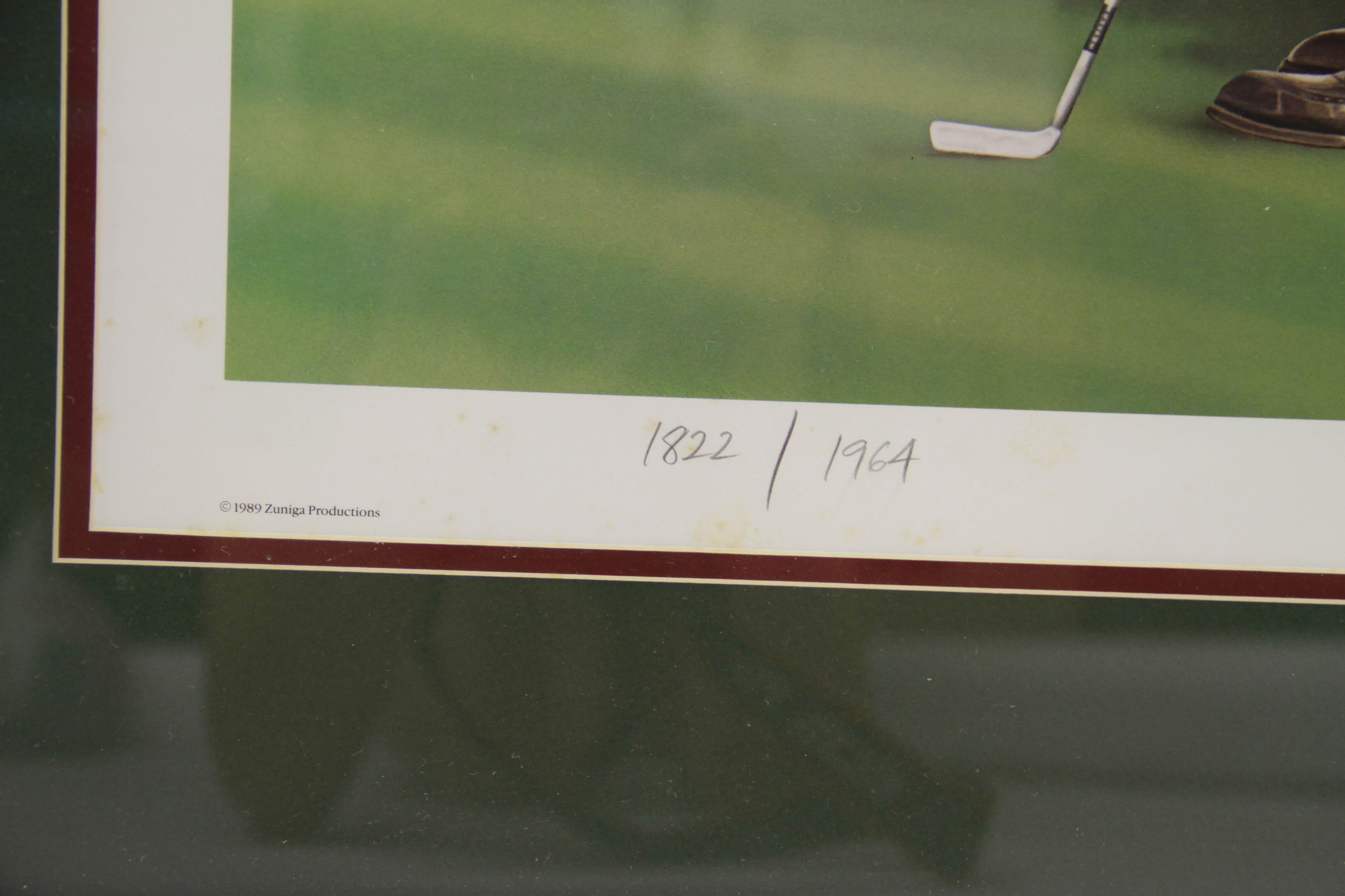 Alan Zuniga "The King of Augusta" Limited Edition Print