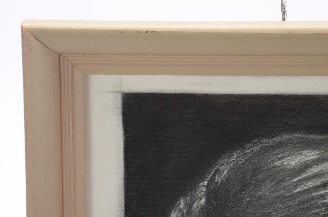 H. Morrow Original Graphite and Charcoal Portrait of Ernest Hemingway