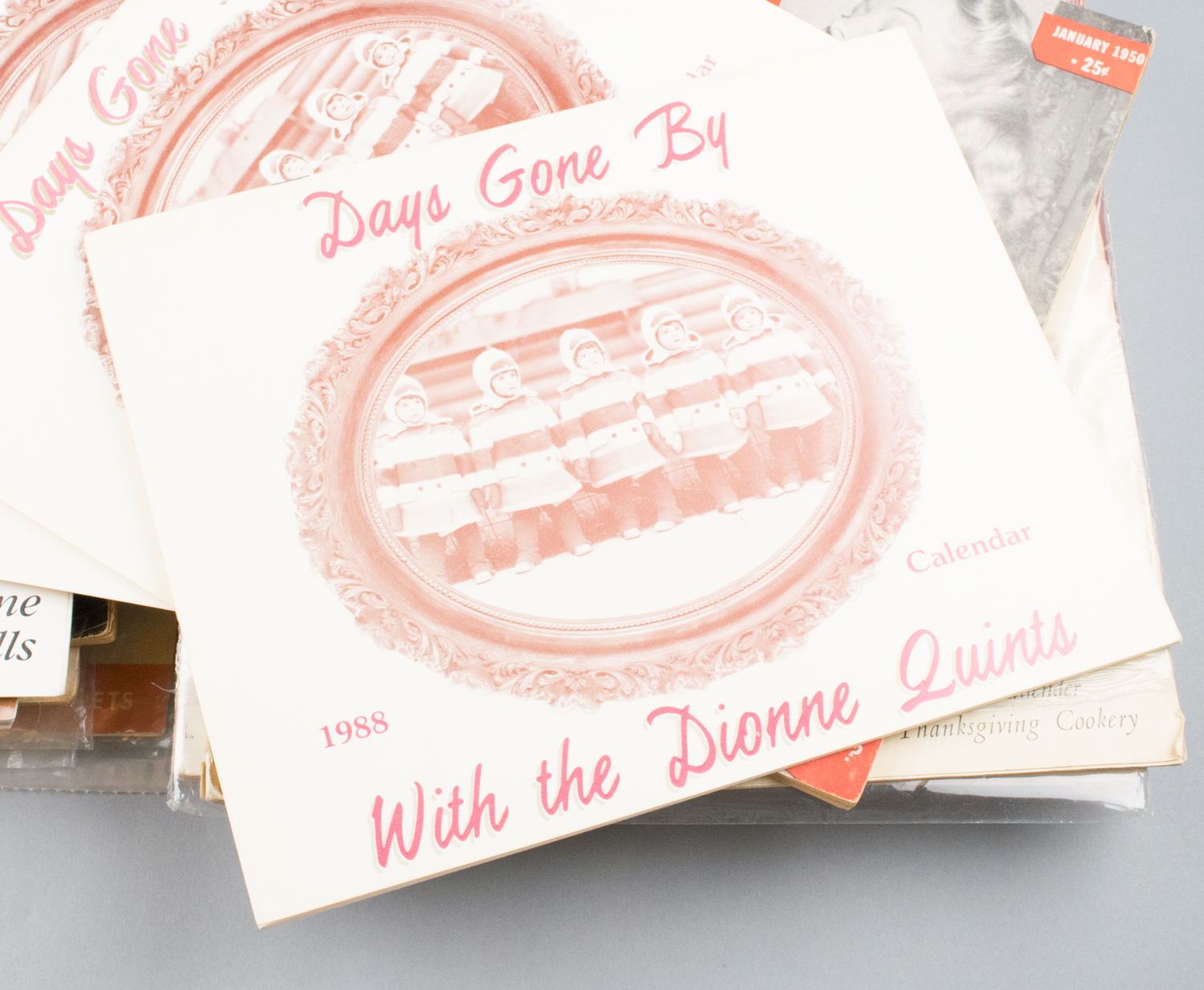 Assortment of Vintage Dionne Quintuplet Ephemera from 1930s-1970s