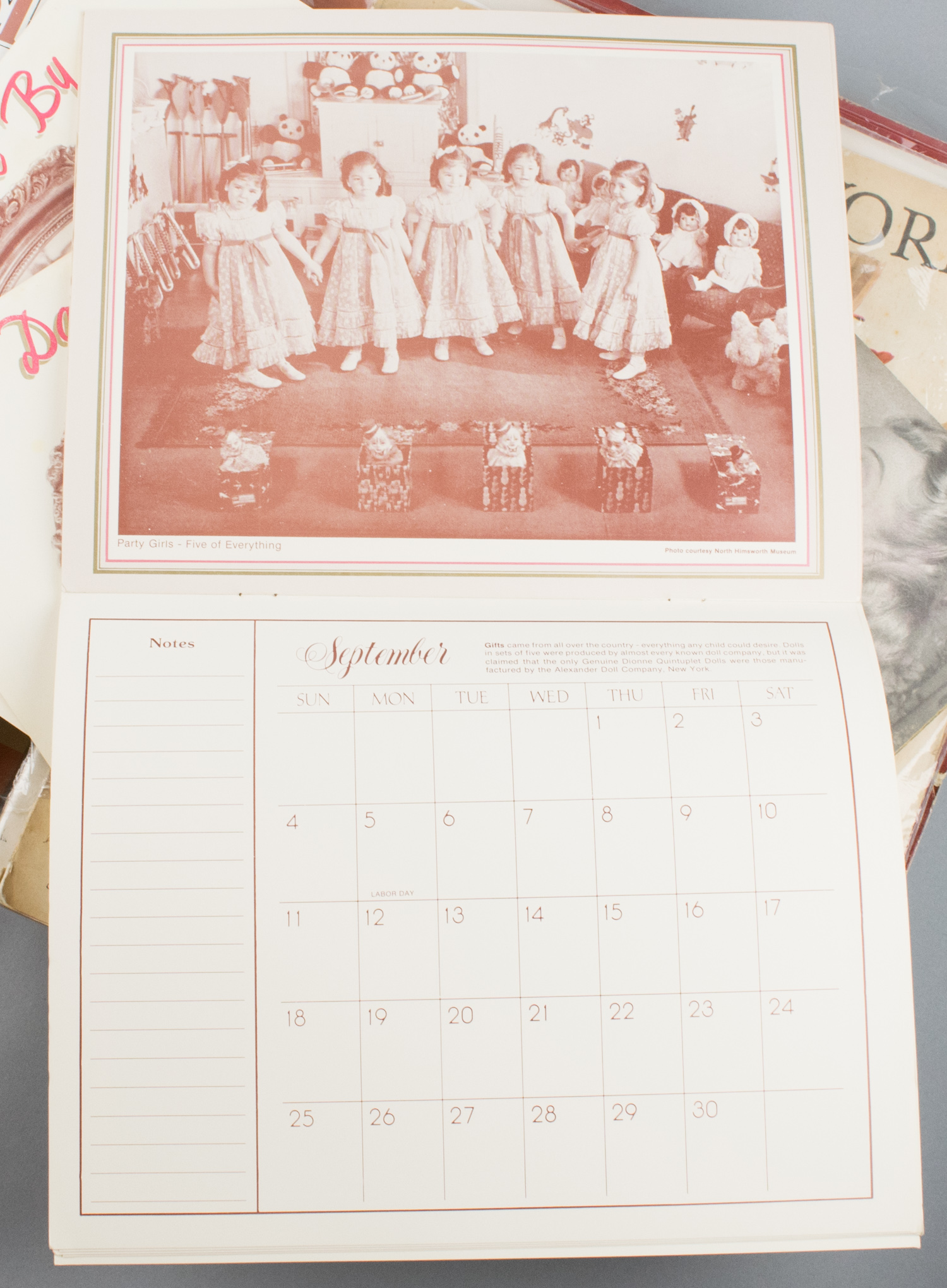 Assortment of Vintage Dionne Quintuplet Ephemera from 1930s-1970s