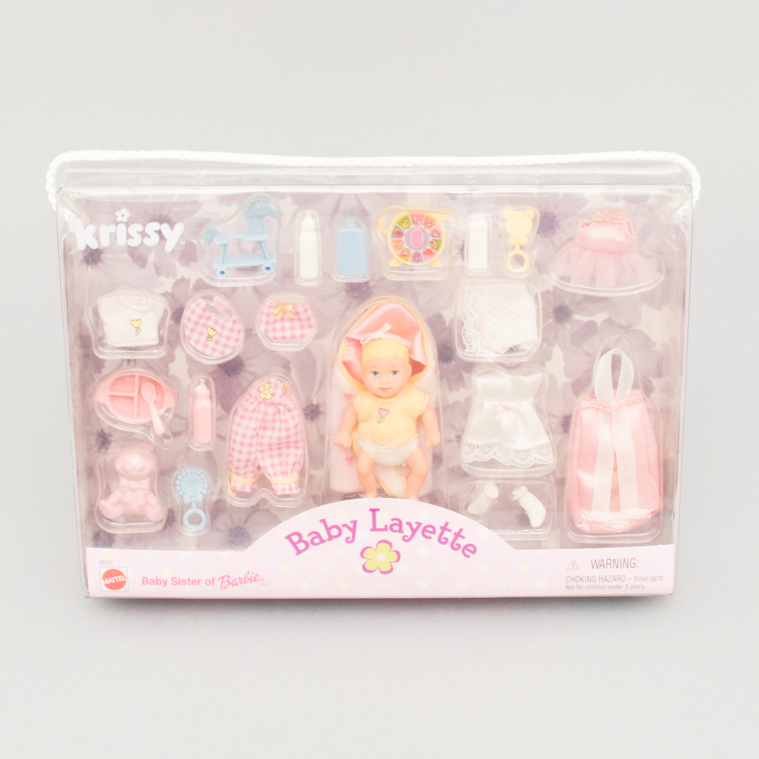 Collectible Barbie Dolls in Boxes including a 1999 Krissy Baby Layette and Little Debbie Dolls