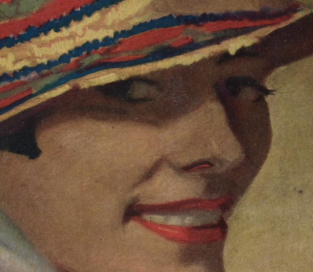 Winold Reiss Vintage Offset Lithograph "Grinny"