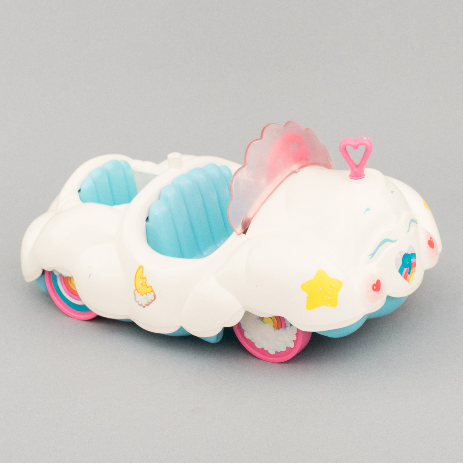 Dozens of Vintage Care Bears Posable Figurines and Cloud Car