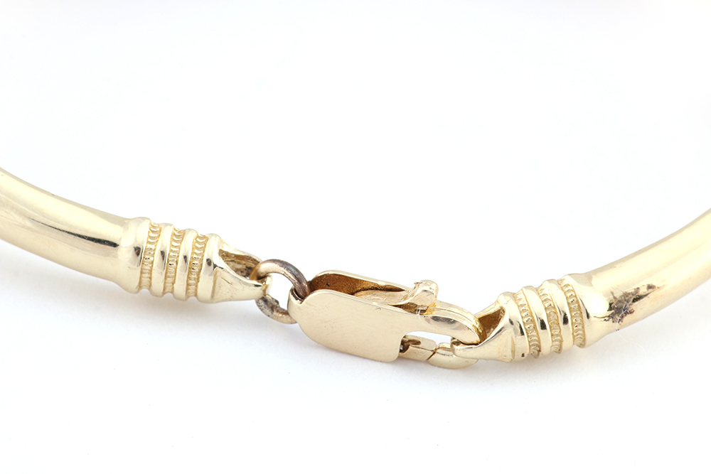 14K Yellow Gold Diamond Sapphire Opal Dolphin Bracelet