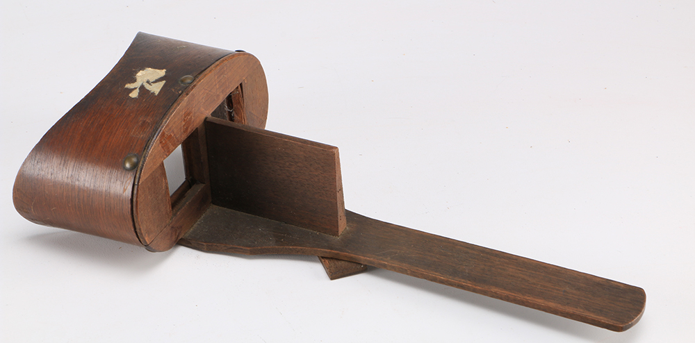 Vintage Handheld Stereoscope and Cards Gathering