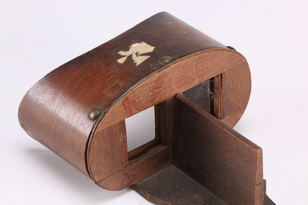 Vintage Handheld Stereoscope and Cards Gathering