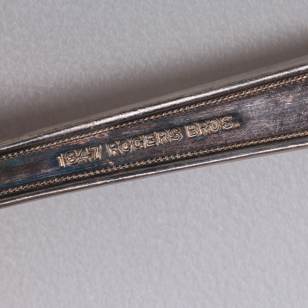 1847 Rogers Bros "Ancestral" Silver Plate Flatware Set