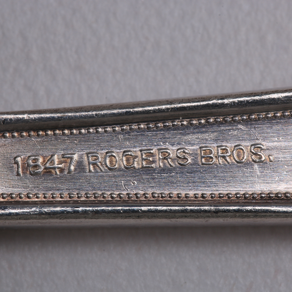 1847 Rogers Bros "Ancestral" Silver Plate Flatware Set