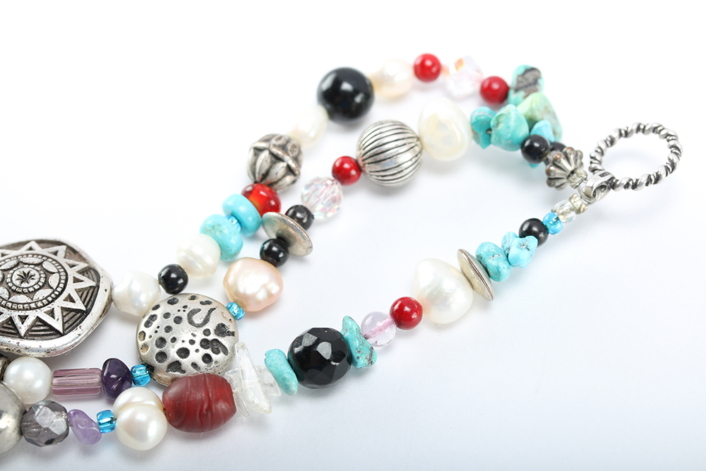 Beaded Aztec Style Bracelet